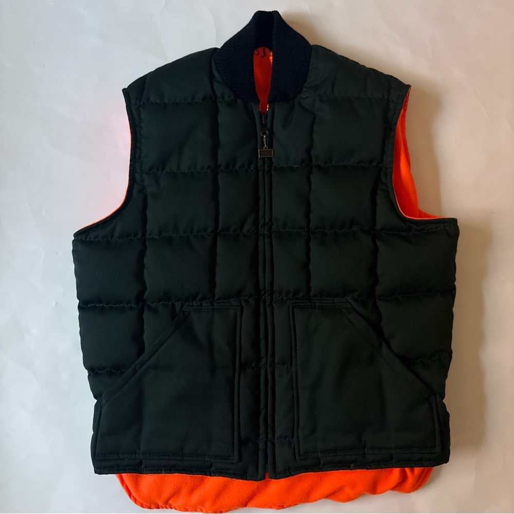 Vintage 90s Walls Blizzard-Pruf Down Puffer Hunting Reversible Vest Men’s Medium